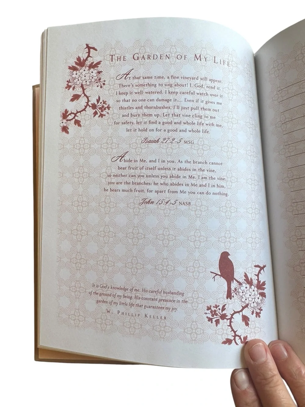 Quiet Reflections A Mother's Journal - Soft Floral Hardcover